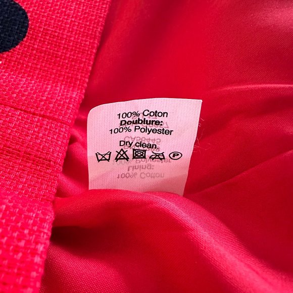 NEW J. Crew Red Dress with Navy Polka Dots - Picture 7 of 7